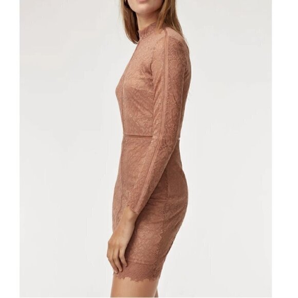 ARITZIA Wilfred Janvry Dress With Long Lace Sleeves Size 2 - Picture 16 of 16